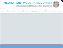 Tablet Screenshot of meditateinauckland.org